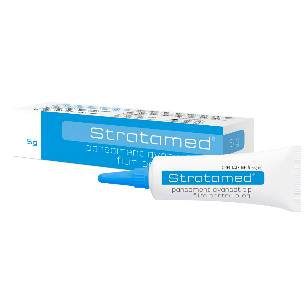 Pansament  avansat tip film pentru plagi Stratamed, 5g, Stratpharma