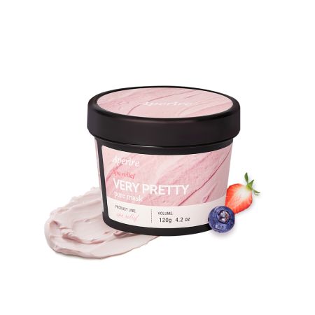 Masca de fata cu argila alba pentru ten predispus la acnee Spa Relief, 120 g, Aperire 727766