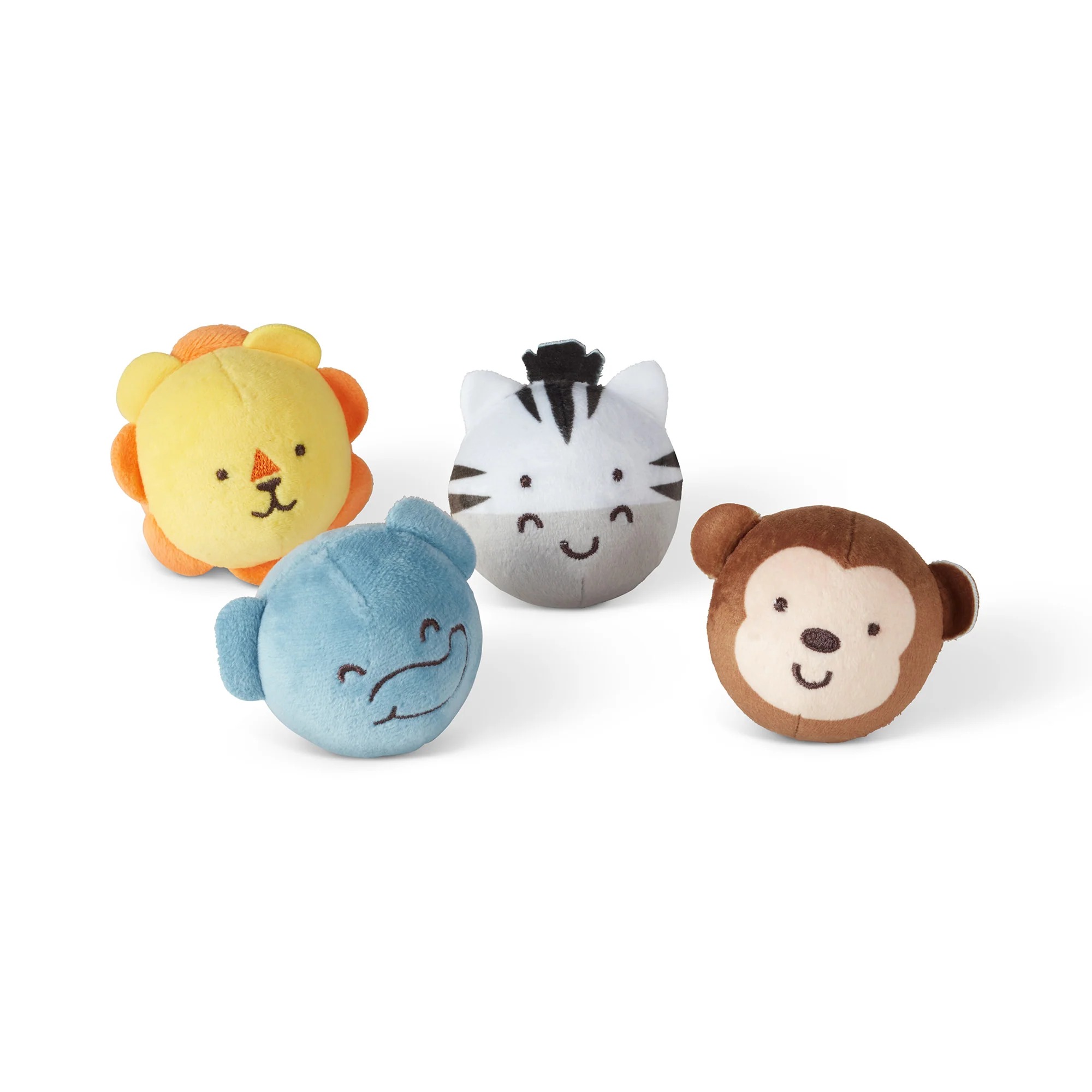 Set de jucarii pentru bebelusi, Animale Safari, 6 luni+, 4 bucati, Melissa & Doug