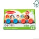 Set de masinute din lemn Go Tots, 1 an+, 2 bucati, Melissa & Doug 727830
