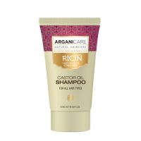 Sampon pentru stimularea cresterii parului cu ulei de ricin, 50 ml, Arganicare