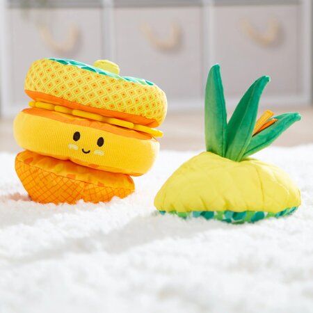 Jucarie de stivuit pentru bebelusi, Ananas, 6 luni+, Melissa & Doug 727853