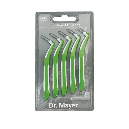 Periute interdentare, S, 0.8 mm, Verde, 5 buc, Dr. Mayer