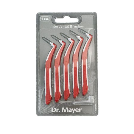 Periute interdentare, L, 0.6 mm, Rosu, 5 buc, Dr. Mayer