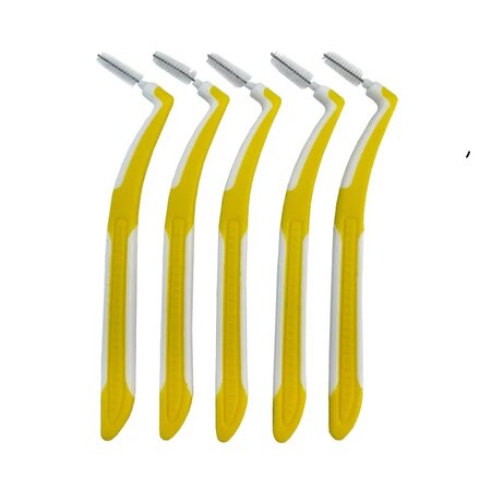 Periute interdentare, L, 1.0 mm, Galben, 5 buc, Dr. Mayer 727862