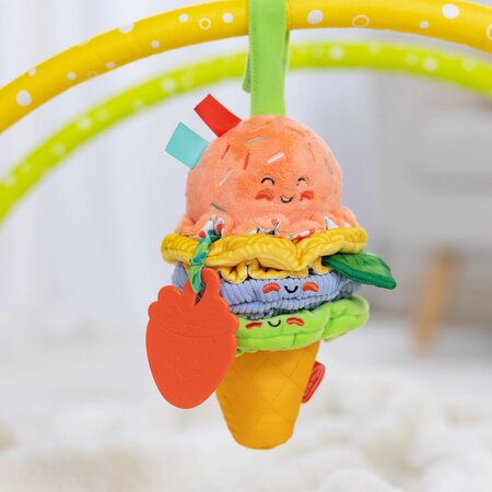 Jucarie de calatorie pentru bebelusi, Inghetata la cornet, 0 luni+, Melissa & Doug 727909