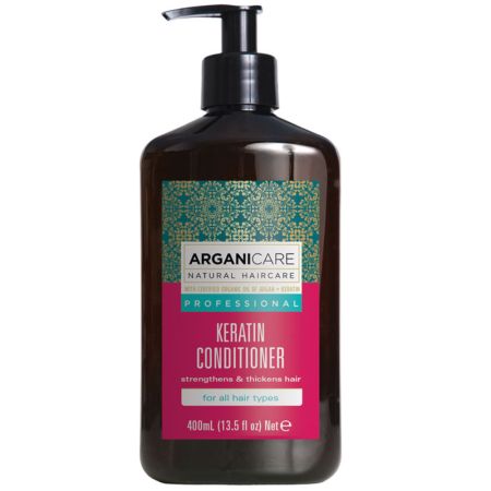 Balsam fortifiant si nutritiv cu Keratina, 400 ml, Arganicare