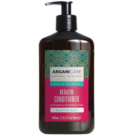 Balsam fortifiant si nutritiv cu Keratina, 400 ml, Arganicare