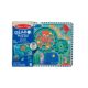 Puzzle din lemn cu rotite dintate, Ocean, 3 ani+, 18 piese, Melissa & Doug 727948