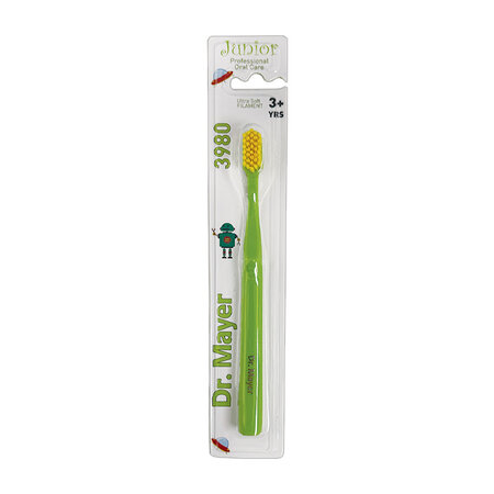 Periuta de dinti pentru copii Ultrasoft 3980, Verde, 1 buc, Dr. Mayer 727924