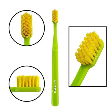 Periuta de dinti pentru copii Ultrasoft 3980, Verde, 1 buc, Dr. Mayer 727925