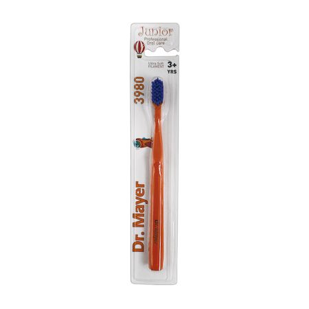 Periuta de dinti pentru copii Ultrasoft 3980, Portocalie, 1 buc, Dr. Mayer 727940