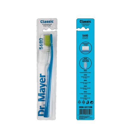 Periuta de dinti clasica Ultrasoft 5680, Albastra, 1 buc, Dr. Mayer 727969