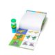 Caiet de activitati cu stampila pentru autocolante Sticker WOW!, Dinozaur, 3 ani+, Melissa & Doug 727988