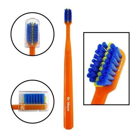 Periuta de dinti ortodentica Ultrasoft 5680, Portocaliu, 1 buc, Dr. Mayer 727987