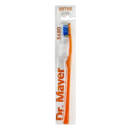 Periuta de dinti ortodentica Ultrasoft 5680, Portocaliu, 1 buc, Dr. Mayer 727986