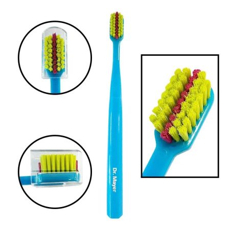 Periuta de dinti ortodentica Ultrasoft 5680, Albastru, 1 buc, Dr. Mayer 728003