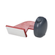 Incuietoare adeziva pentru dulap cu usa dubla Dark Grey, 1 bucata, Safe and Care 728030