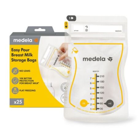 Pungi pentru depozitarea laptelui matern, 25 x 210 ml, Medela