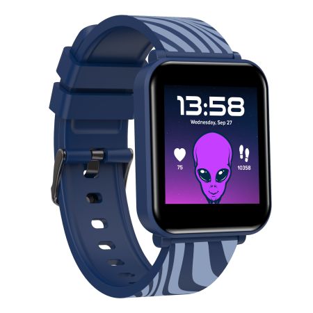 Smartwatch pentru copii Dual Bluetooth, Albastru, Music, 1 bucata, Canyon