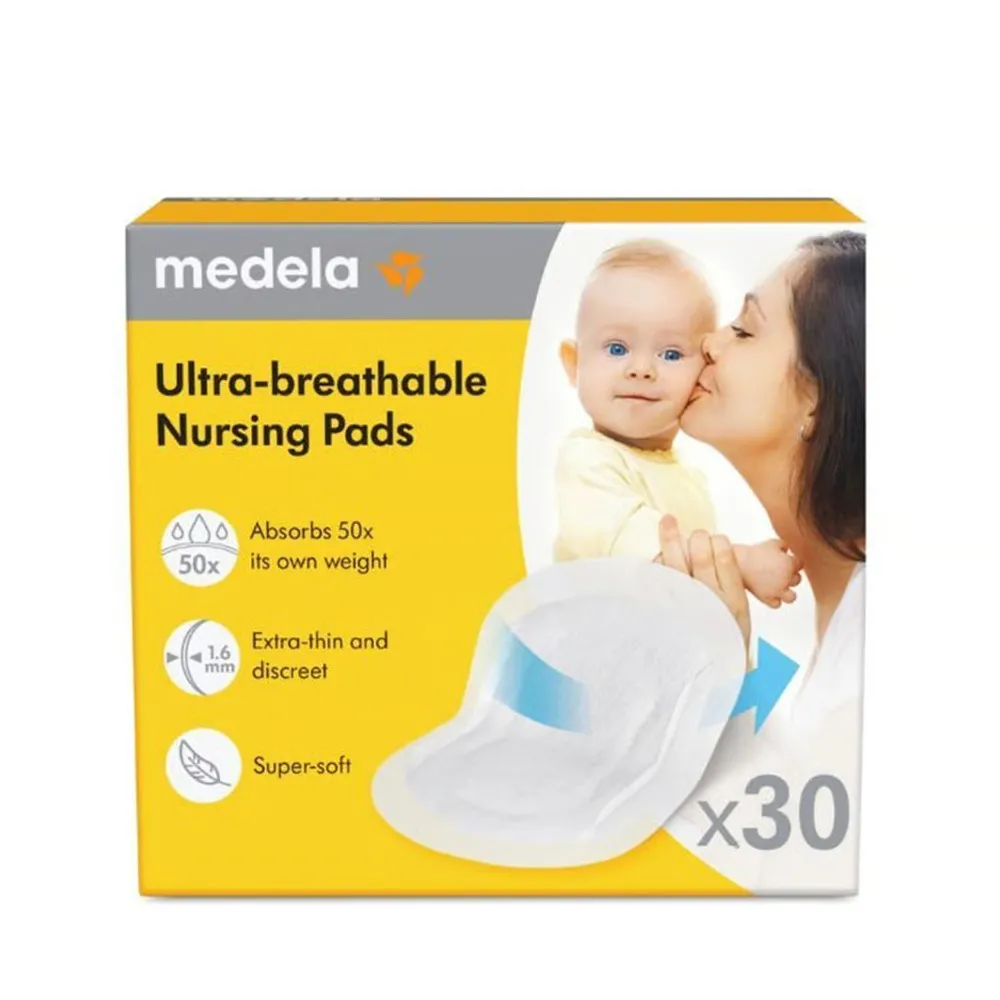 Tampoane pentru sani ultra respirabile, 30 buc, Medela
