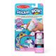 Caiet de activitati cu stampila pentru autocolante Sticker WOW!, Unicorn, 3 ani+, Melissa & Doug 728133
