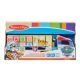 Camion cu remorca, 28 cuburi din lemn cu litere si 3 figurine Paw Patrol Patrula Catelusilor, 3 ani+, Melissa & Doug 728167