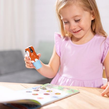 Caiet de activitati cu stampila pentru autocolante Sticker WOW!, Catel, 3 ani+, Melissa & Doug 728188