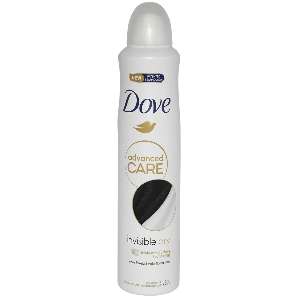 Deodorant spray Women, Invisible, 250 ml, Dove