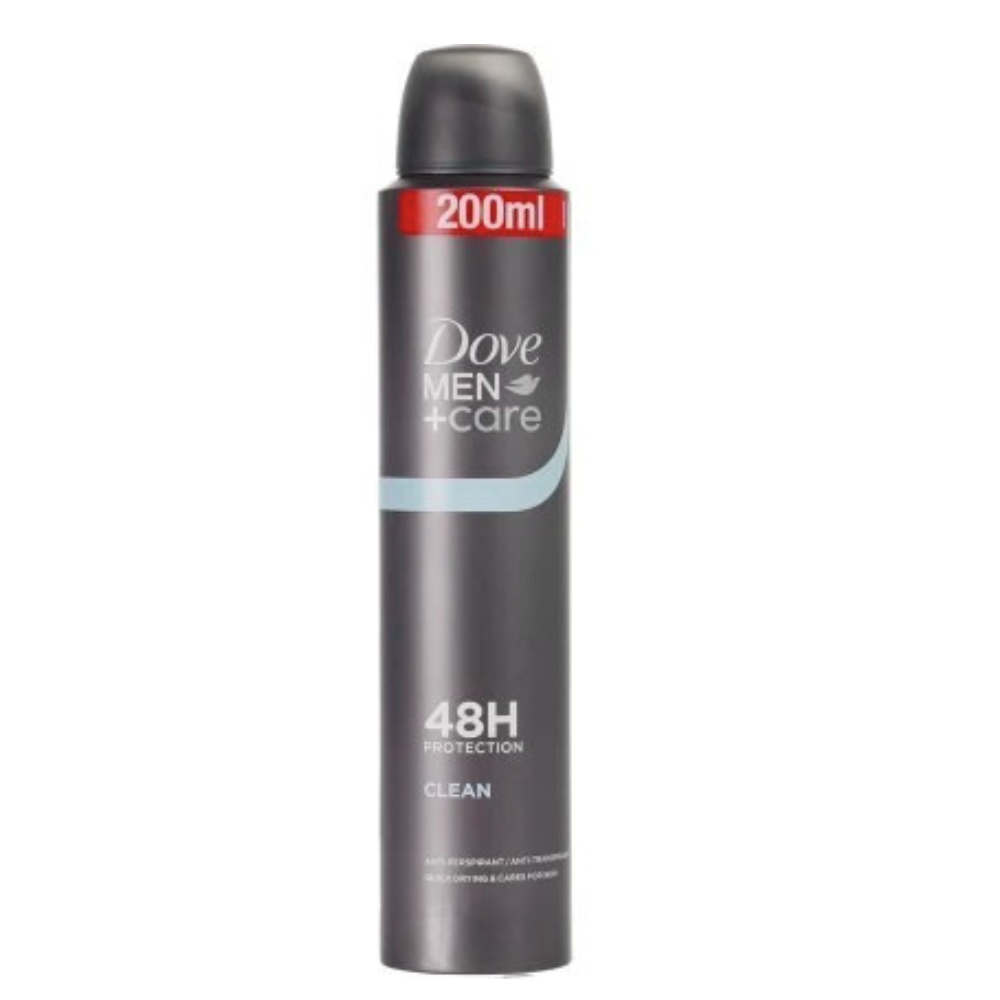 Deodorant spray Men Clean, Clean, 200 ml, Dove