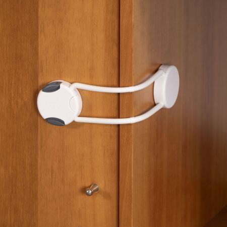 Incuietoare adeziva pentru usa, Multi-triple-lock, 1 bucata, Safe and Care 728251