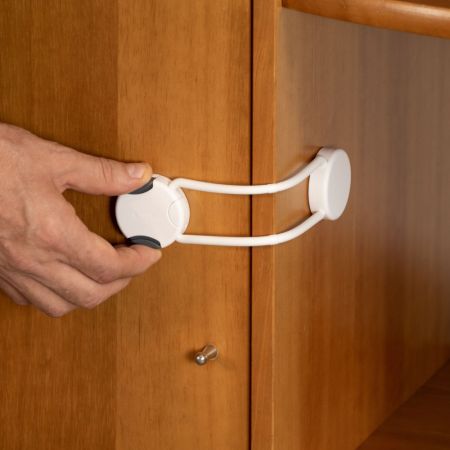 Incuietoare adeziva pentru usa, Multi-triple-lock, 1 bucata, Safe and Care 728250