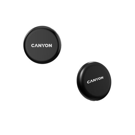 Set 4 dispozitive anti pierdere, Negru, Smart ONTAG 1, Canyon 728275