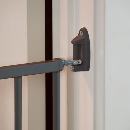 Poarta de siguranta pentru copii, 66-110 cm, Dark Grey, SafeGate Advanced, 1 bucata, Safe and Care 728303