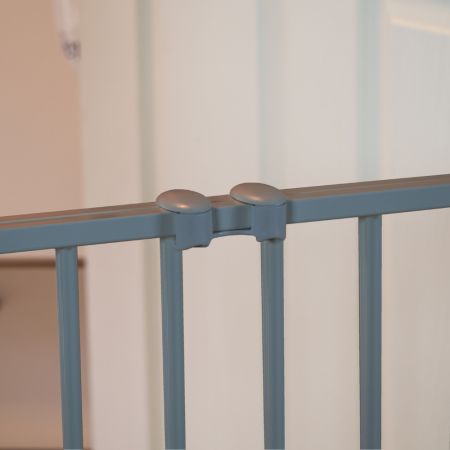 Poarta de siguranta pentru copii, 66-110 cm, Dark Grey, SafeGate Advanced, 1 bucata, Safe and Care 728304
