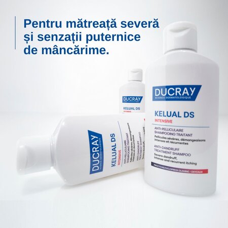 Sampon anti-matreata Kelual DS Intensive, 100 ml, Ducray 728337