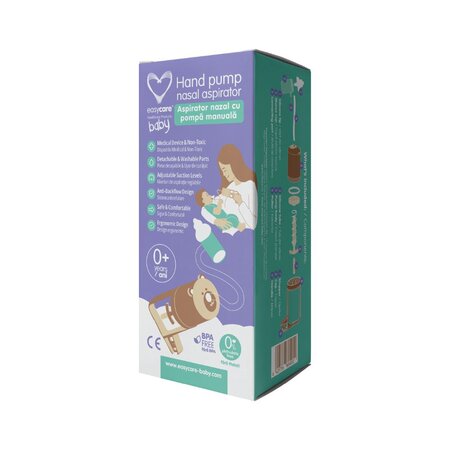Aspirator nazal cu pompa manuala, Easycare Baby 728349