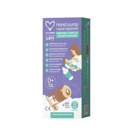 Aspirator nazal cu pompa manuala, Easycare Baby 728350