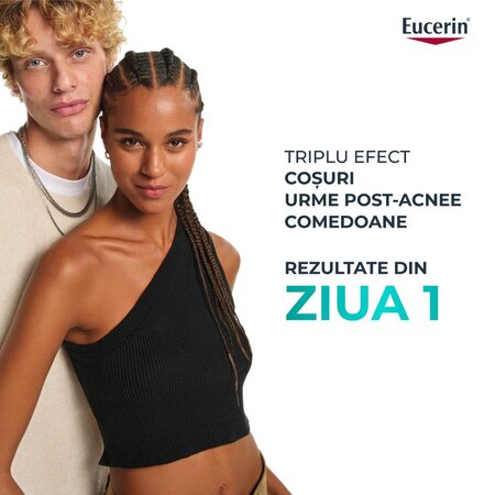 Ser cu tripla actiune Dermo Pure, 40 ml, Eucerin 728369
