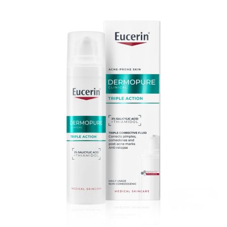 Ser cu tripla actiune Dermo Pure, 40 ml, Eucerin