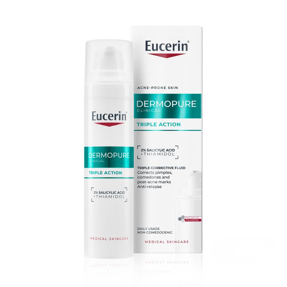 Ser cu tripla actiune Dermo Pure, 40 ml, Eucerin