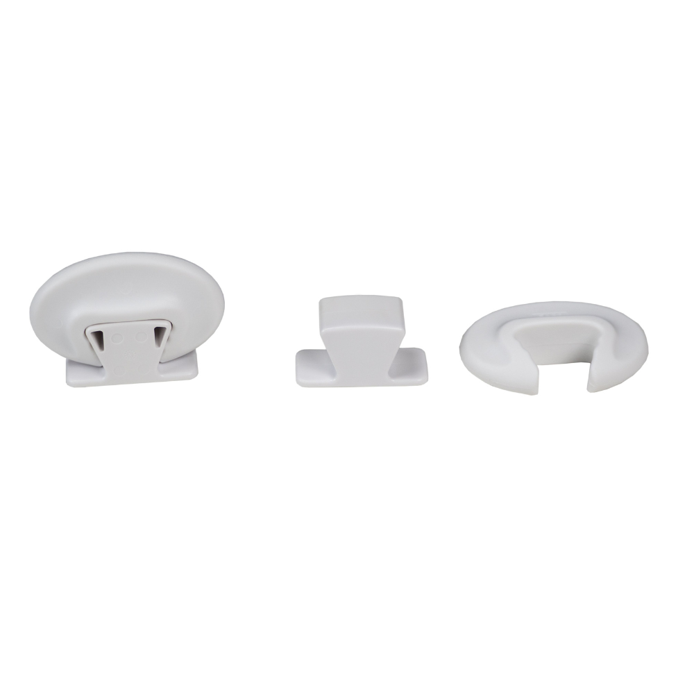 Set 2 opritoare pentru usa, White, Safe and Care