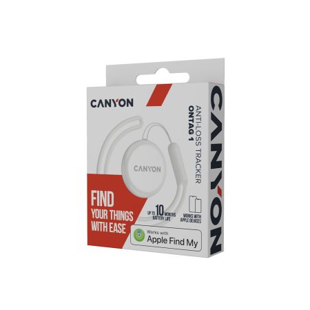 Dispozitiv anti pierdere, Alb, Smart ONTAG 1, Canyon 728473