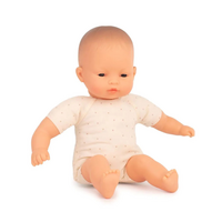 Papusa cu corp Bebelus Asiatic, 32 cm, Miniland