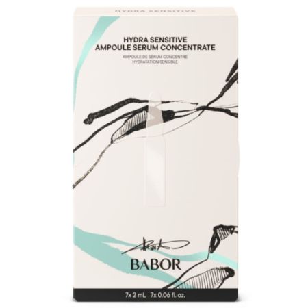 Fiole cu acid hialuronic, aloe vera si pro-vitamina B5 Hydra Sensitive, 7x2 ml, Babor