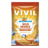 Bomboane fara zahar cu portocala amara si vitamina c, 60 g, Vivil