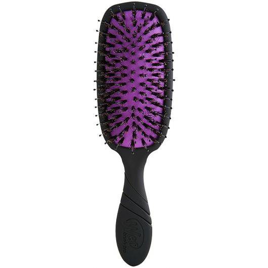 Perie de par, Neagra, Pro Shine Enhancer, 1 bucata, Wet Brush