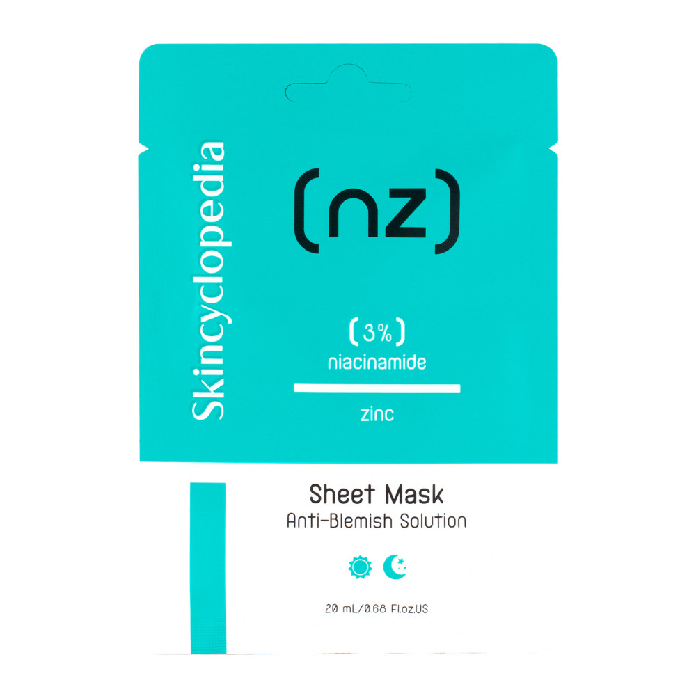 Masca de fata pentru ten cu imperfectiuni 3% Niacinamide, 20 ml, Skincyclopedia