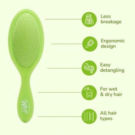 Perie de par pentru descurcare, Lime A Rita Summer Quenchers, 1 bucata, Wet Brush 728607
