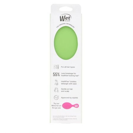 Perie de par pentru descurcare, Lime A Rita Summer Quenchers, 1 bucata, Wet Brush 728605
